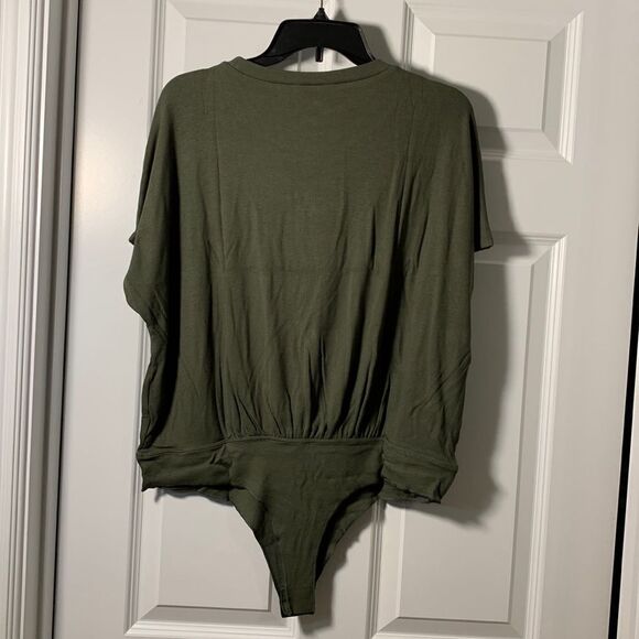 Time and Tru extra large green bodysuit NWT - Picture 5 of 6